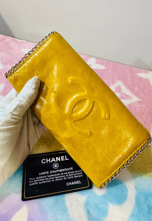 Chanel long wallet orig