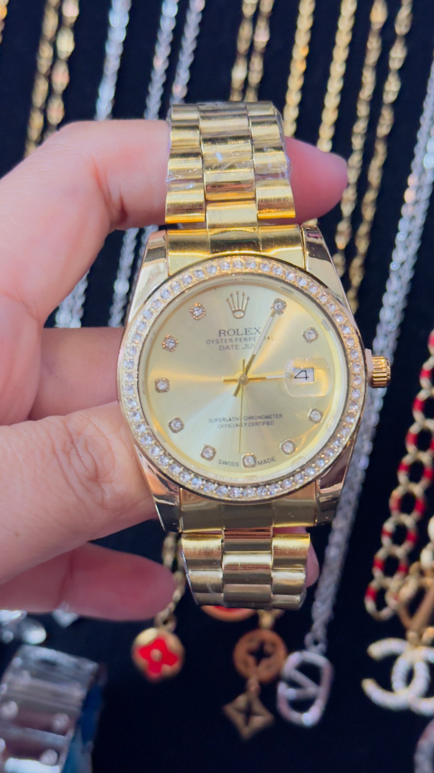 gold watch