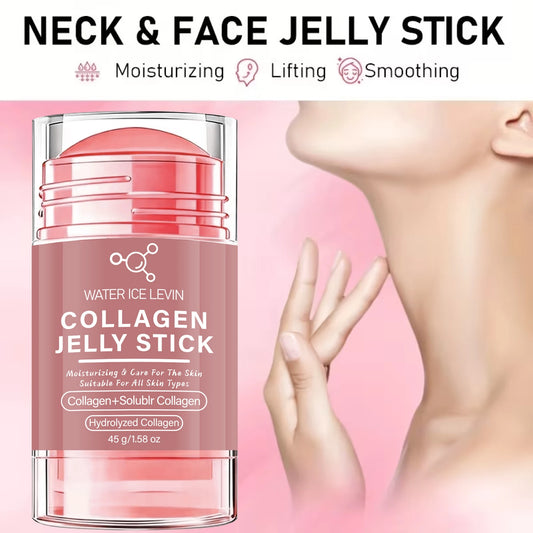 Collagen Jelly Stick with Hyaluronic Acid & Vitamin C Moisturizing Firming Skin Care Stick for All Skin Types 45g