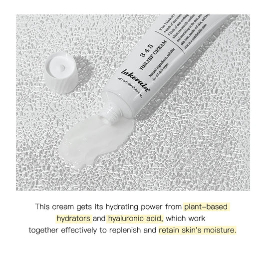 345 Relief Cream Address Blemishes Nourish Skin And Provide Moisturizing And Calming  Lifting Beauty Moisturizer Korean Product