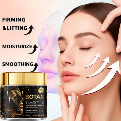 BOTAX Firming Cream (3X Anti-Wrinkle): Retinol/Vitamin C/Collagen, 2-Min Instant Firming, Moisturizes All Skin Types Smoothly