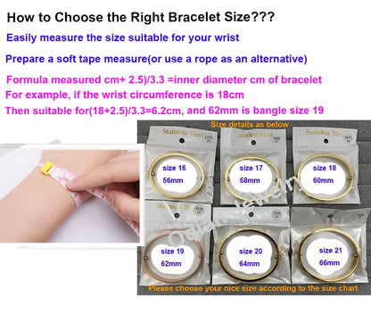 New Crystal Cuff Screwdriver Bracelet for Women Stainless Steel Engraved Bangle Screw Bangle Elegant Party Wedding Jewelry Gift