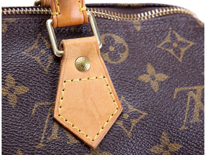 Louis Vuitton brown Monogram Satchel Top Handle Bag speedy 30