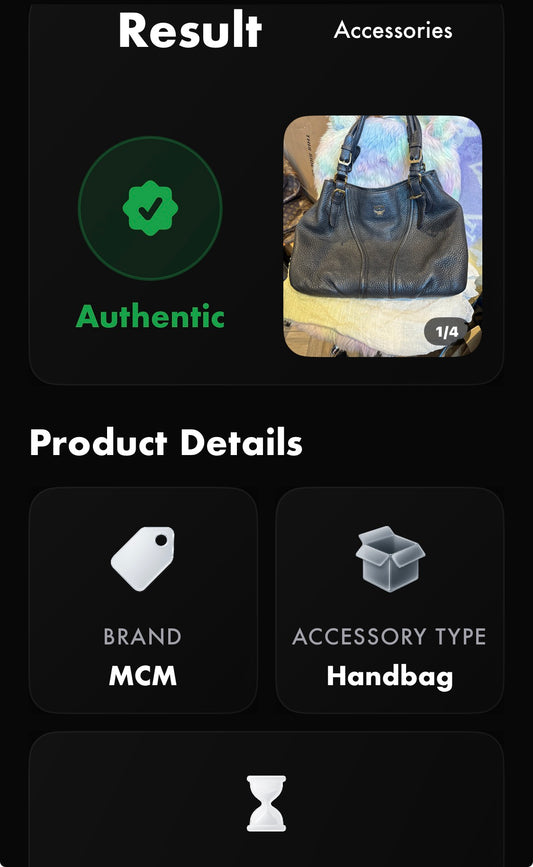 Guaranteed Authentic MCM Hobo prelove