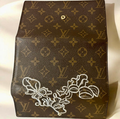 LV monogram long wallet