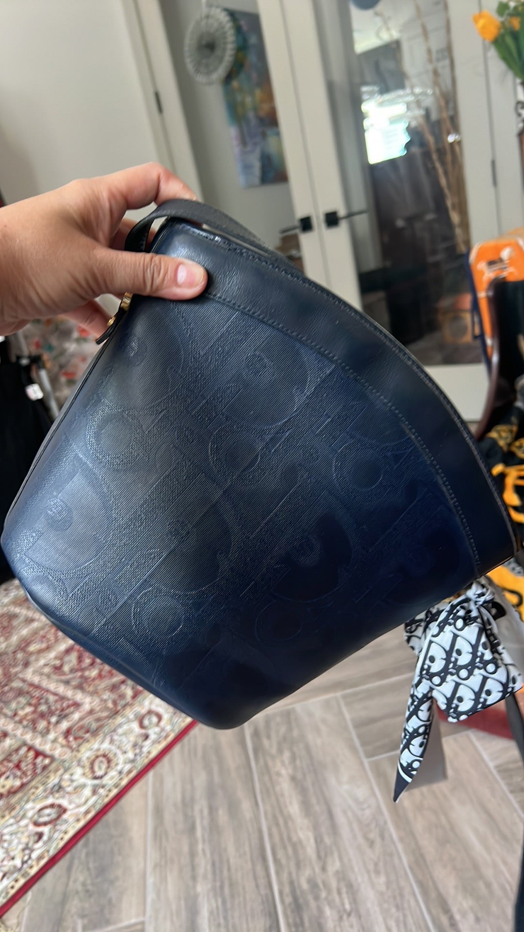vintage authentic Dior bucket