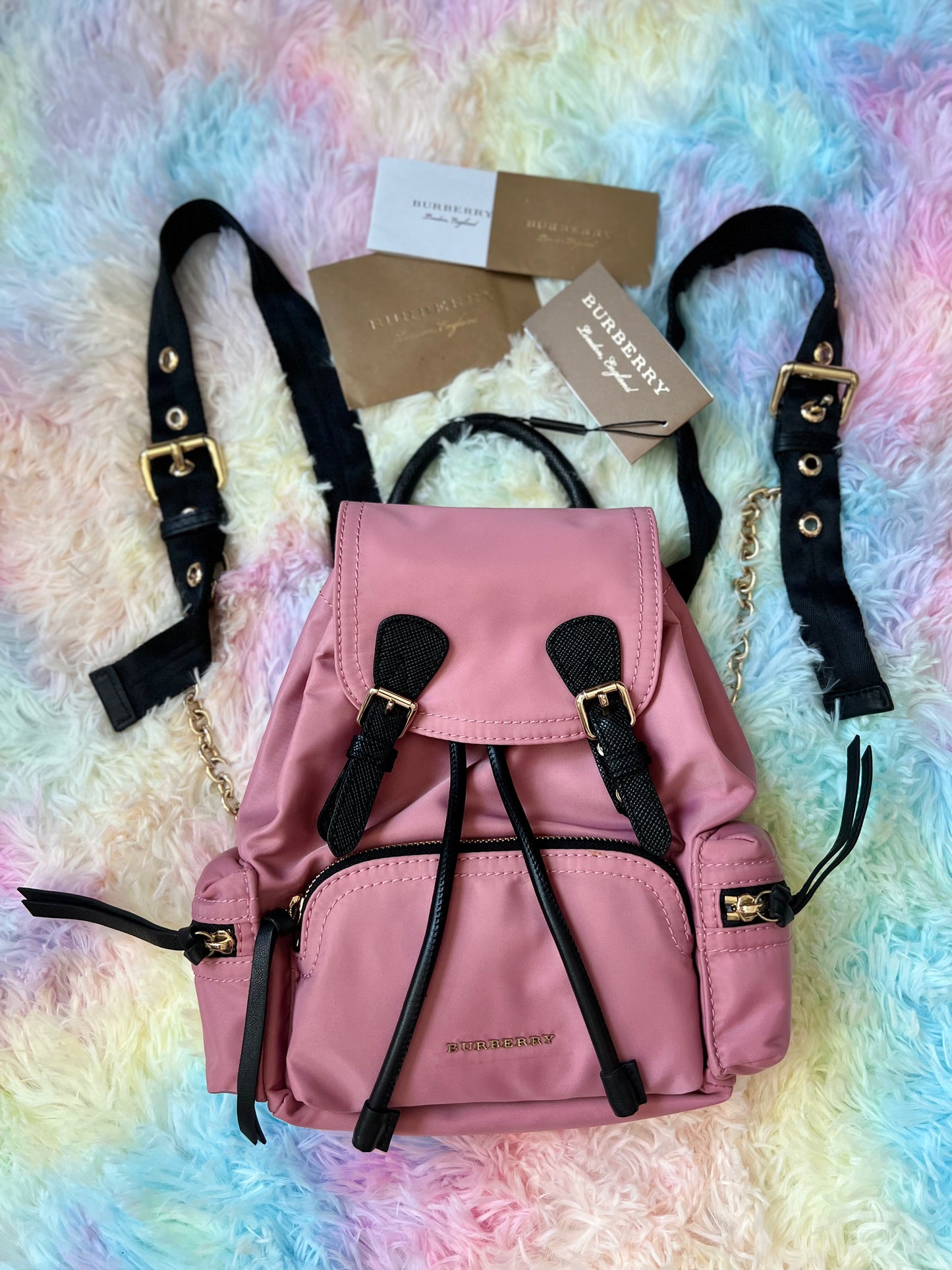 burberry rucksack new