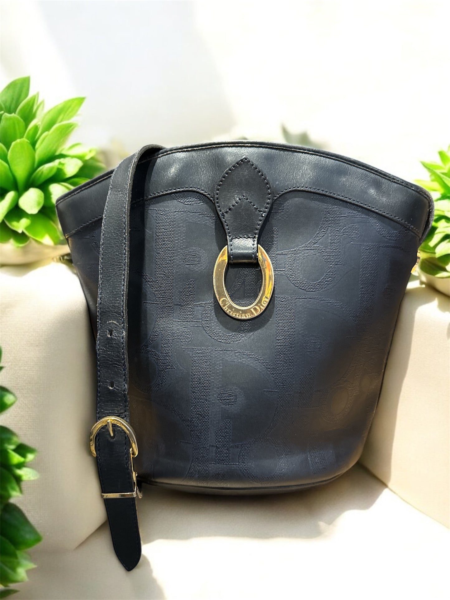 vintage authentic Dior bucket
