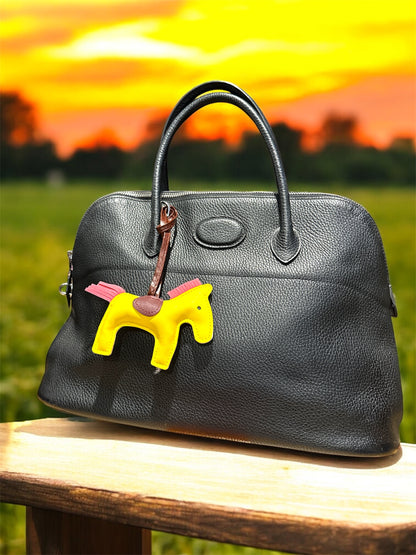 HERMES Bolide Black Taurillon Clemence Size 35