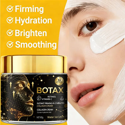 BOTAX Firming Cream (3X Anti-Wrinkle): Retinol/Vitamin C/Collagen, 2-Min Instant Firming, Moisturizes All Skin Types Smoothly