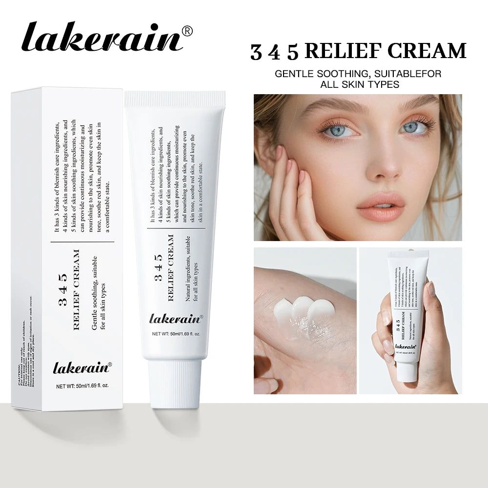 345 Relief Cream Address Blemishes Nourish Skin And Provide Moisturizing And Calming  Lifting Beauty Moisturizer Korean Product